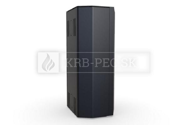 Defro Home IGNIS oceľové krbové kachle s veľkým vertikálnym presklením krb-pec