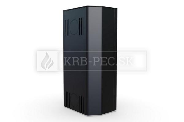 Defro Home IGNIS oceľové krbové kachle s veľkým vertikálnym presklením krb-pec