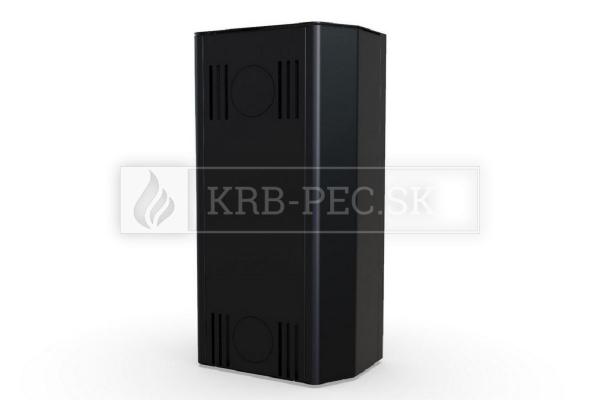 Defro Home IGNIS oceľové krbové kachle s veľkým vertikálnym presklením krb-pec