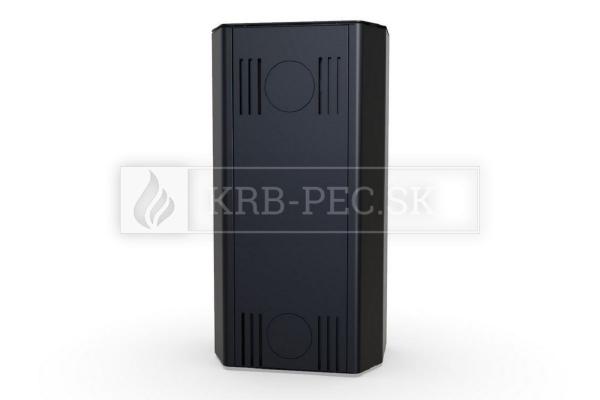 Defro Home IGNIS oceľové krbové kachle s veľkým vertikálnym presklením krb-pec
