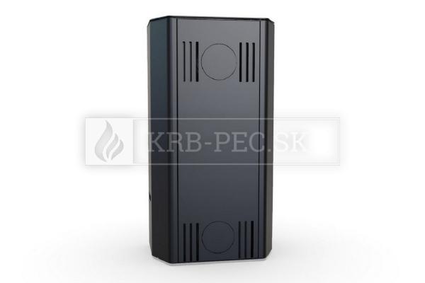 Defro Home IGNIS oceľové krbové kachle s veľkým vertikálnym presklením krb-pec