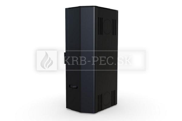 Defro Home IGNIS oceľové krbové kachle s veľkým vertikálnym presklením krb-pec