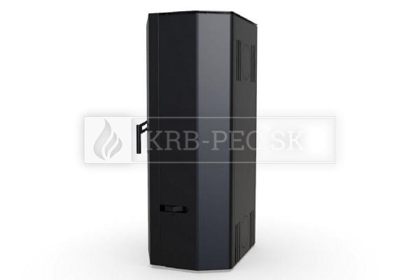 Defro Home IGNIS oceľové krbové kachle s veľkým vertikálnym presklením krb-pec