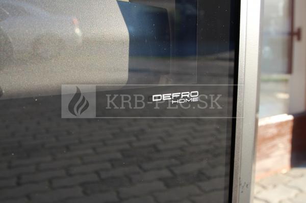 Defro Home IGNIS oceľové krbové kachle s veľkým vertikálnym presklením krb-pec