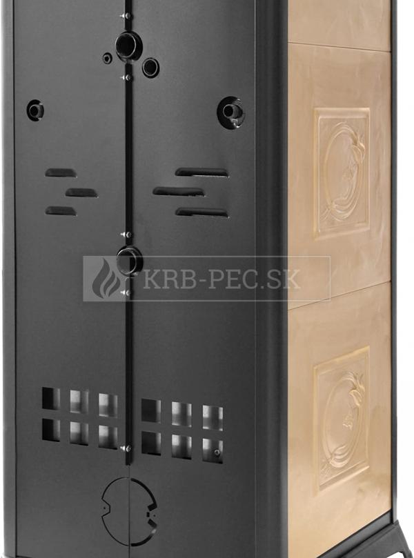 La Nordica TermoRossella teplovodné krbové kachle so smaltovanou rúrou krb-pec