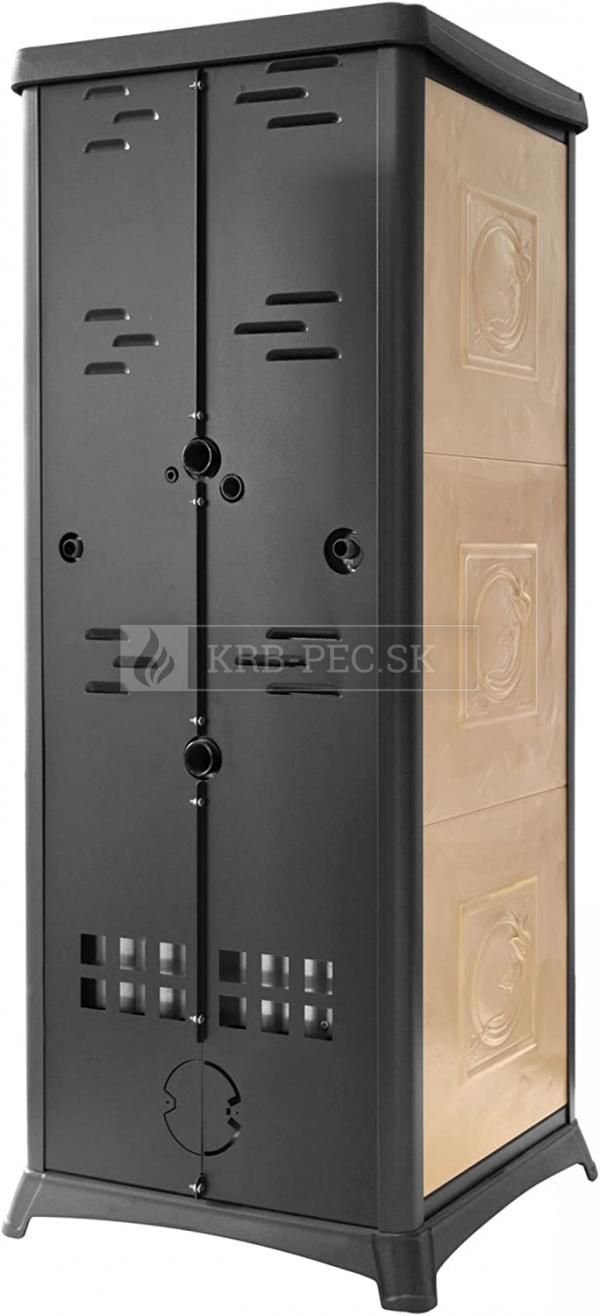 La Nordica TermoRossella teplovodné krbové kachle so smaltovanou rúrou krb-pec