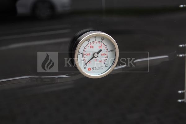 La Nordica Nicoletta Silk Vogue teplovzdušné krbové kachle s ohniskom z liatiny a smaltovanou rúrou krb-pec