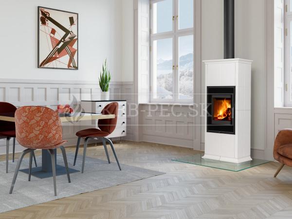 Romotop Gremio 5 moderné akumulačné krbové kachle krb-pec