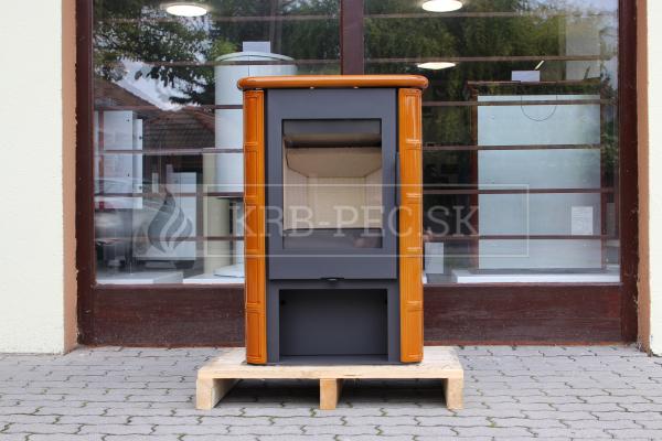 Romotop Siena N 02 novodobé celokeramické krbové kachle so šamotovými tvarovkami krb-pec