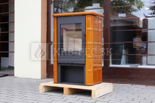 Romotop Siena N 02 novodobé celokeramické krbové kachle so šamotovými tvarovkami krb-pec