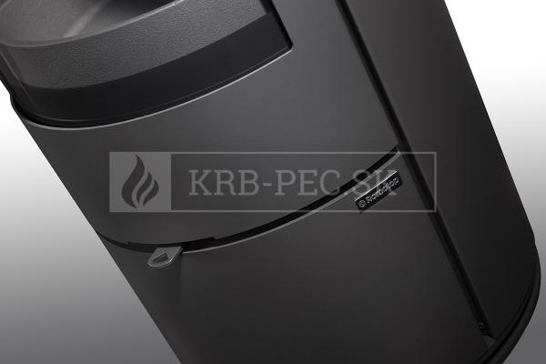 Romotop Luanco N 01 moderné krbové kachle s keramickým obložením krb-pec