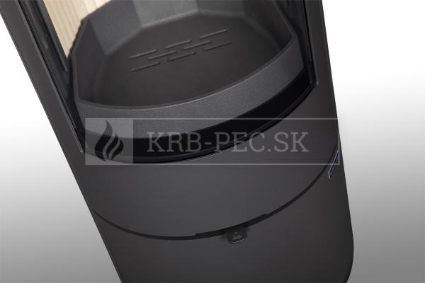 Romotop Luanco N 03 klasické plechové krbové kachle so šamotovým ohniskom krb-pec