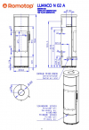 Romotop Luanco N 02 AKUM akumulačné krbové kachle s mastencovým obložením krb-pec