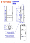 Romotop Sone 02 A akumulačné krbové kachle s mastencovým obložením a šamotovým ohniskom krb-pec