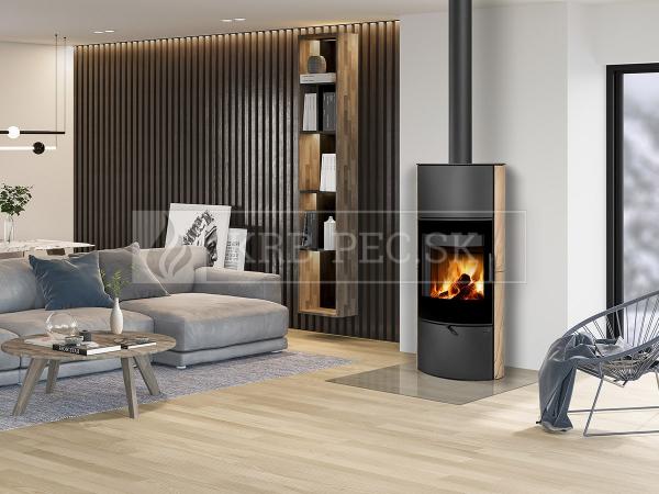 Romotop Sone G 04 A akumulačné pieskovcové krbové kachle so šamotovými tvarovkami krb-pec