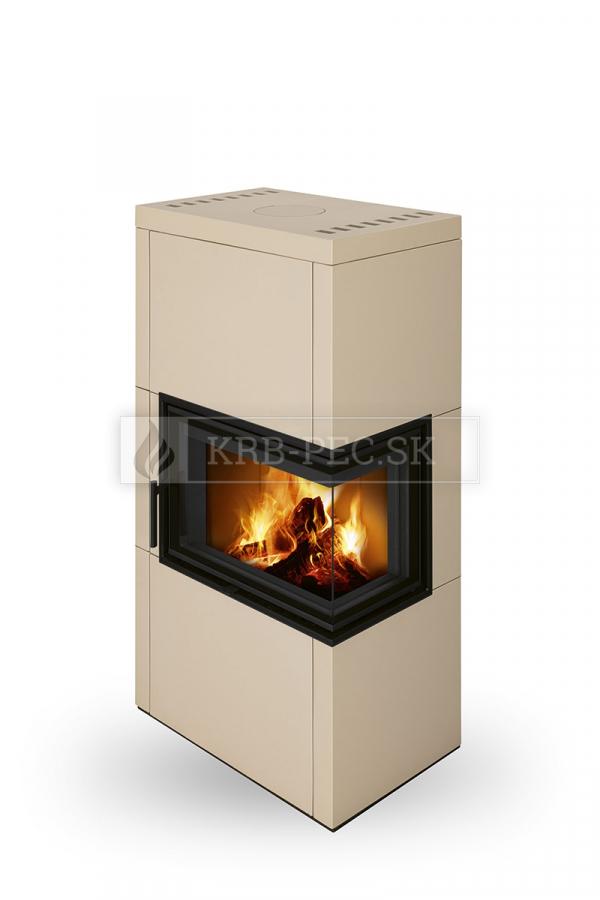 Romotop Helia L/R designové celokeramické krbové kachle krb-pec