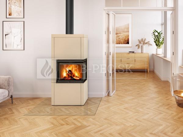 Romotop Helia L/R designové celokeramické krbové kachle krb-pec