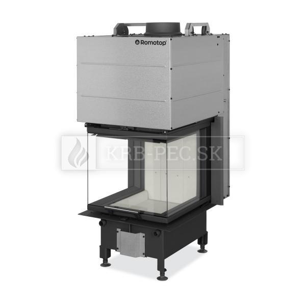 Romotop Heat U 3g L 50.52.50.21 trojstranná krbová vložka s výsuvnými dvierkami krb-pec