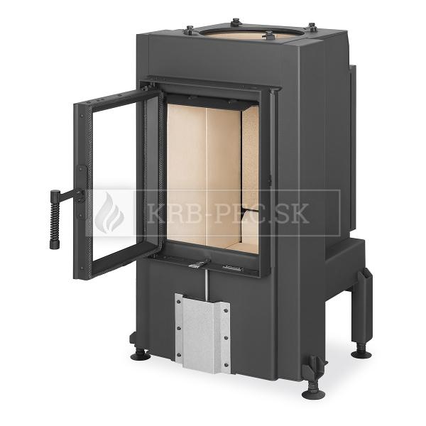 Romotop DYNAMIC B3G 38.50.01 pecová vložka so zadným prikladaním a šamotovými tvarovkami krb-pec