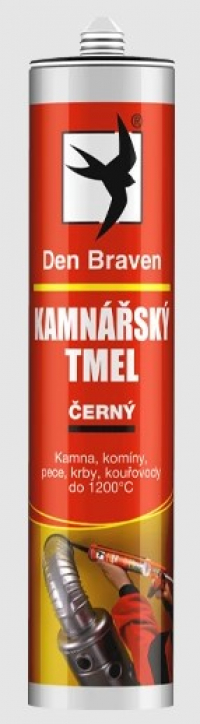 Kachliarsky tmel 310 ml čierny