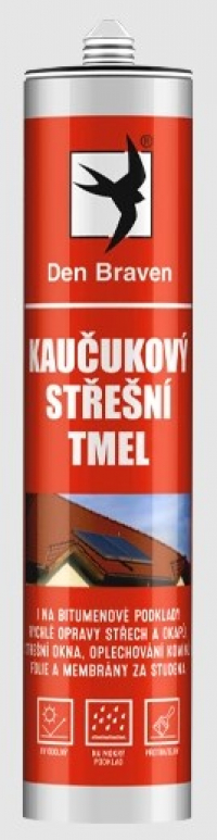 Kaučukový strešný tmel 280 ml - transparentná