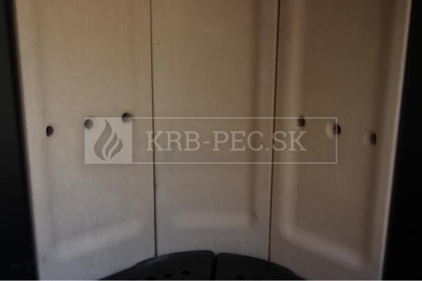 Defro Home Quadroom plechové kachle s rohovým presklením krb-pec