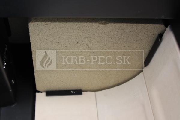 Defro Home Quadroom plechové kachle s rohovým presklením krb-pec