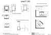 Jotul F 205 BP kompaktné liatinové krbové kachle so zabudovaním popolníkom krb-pec