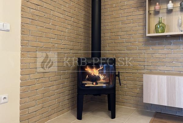 Jotul F 305 R LL dizajnové liatinové kachle s popolníkom krb-pec