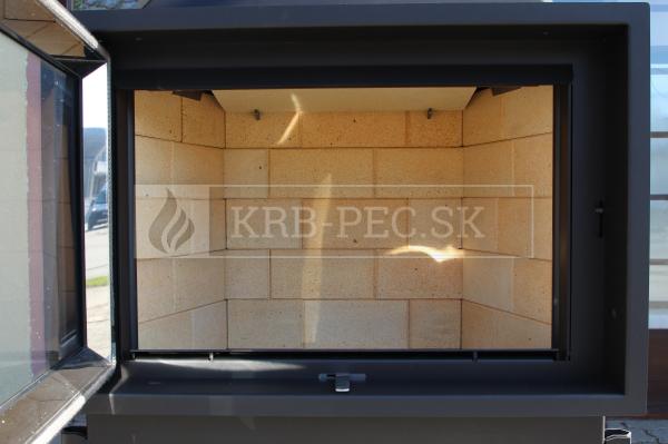 Kobok Chopok L 78 LD 780/510 SM, RAM 4S A, SO teplovzdušná oceľová krbová vložka krb-pec