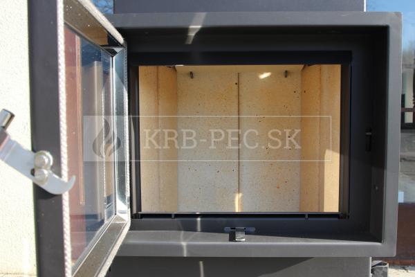 Kobok Kazeta L 60 LD 600/450 RAM 4S A teplovzdušná rovná krbová vložka s rámikom krb-pec