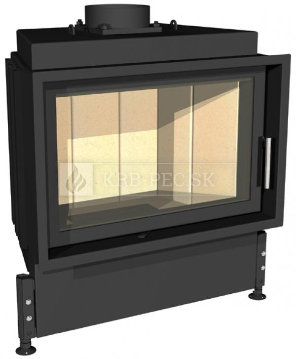 Kobok Kazeta L 73 LD 730/510 SM, RAM 4S A rovný krb so šamotovými tvarovkami krb-pec