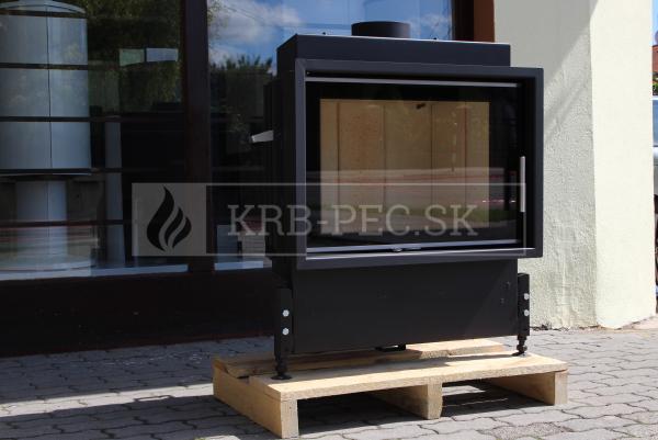 Kobok Kazeta L 73 LD 730/510 SM, RAM 4S A rovný krb so šamotovými tvarovkami krb-pec