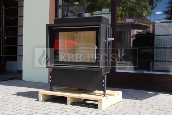 Kobok Kazeta L 73 LD 730/510 SM, RAM 4S A rovný krb so šamotovými tvarovkami krb-pec