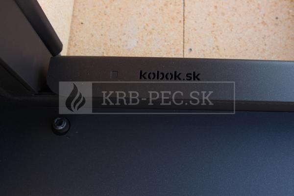 Kobok Chopok R90 67 LD 670/510-S/450 L RAM 4S A, SO oceľová rohová krbová vložka krb-pec