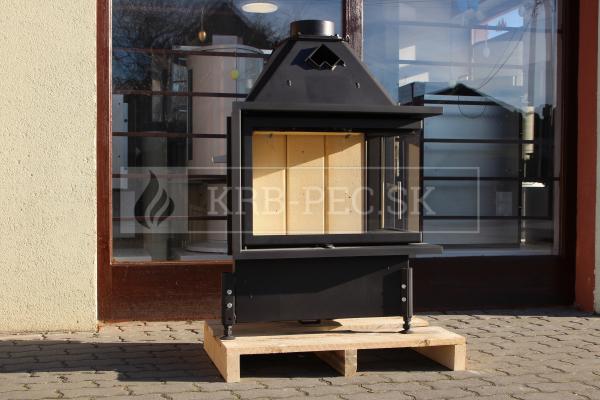 Kobok Chopok R90 73 LD 730/510-S/450 P RAM 4S A teplovzdušná pravá rohová krbová vložka krb-pec