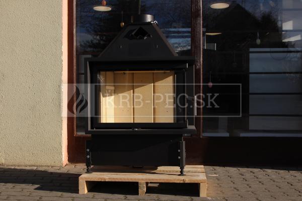 Kobok Chopok R90 73 LD 730/510-S/450 P RAM 4S A teplovzdušná pravá rohová krbová vložka krb-pec