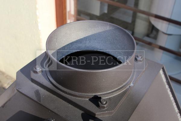 Kobok Chopok R90 73 LD 730/510-S/450 P RAM 4S A teplovzdušná pravá rohová krbová vložka krb-pec