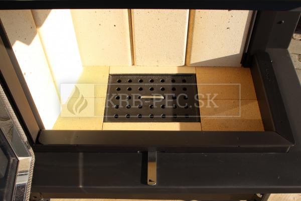 Kobok Chopok R90 73 LD 730/510-S/450 P RAM 4S A teplovzdušná pravá rohová krbová vložka krb-pec
