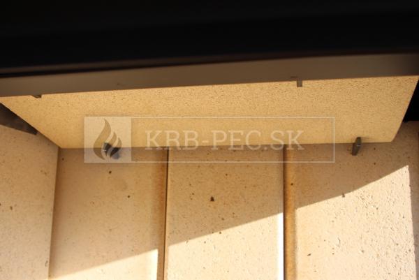 Kobok Chopok R90 73 LD 730/510-S/450 P RAM 4S A teplovzdušná pravá rohová krbová vložka krb-pec
