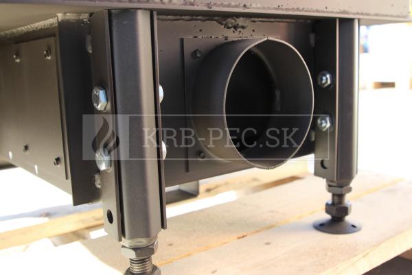 Kobok Chopok R90 73 LD 730/510-S/450 P RAM 4S A teplovzdušná pravá rohová krbová vložka krb-pec