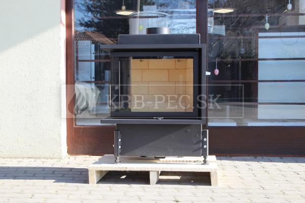 Kobok Kazeta R90 67 LD 670/510-S/450 L RAM 4S A, SO kvalitná oceľová rohová krbová vložka krb-pec