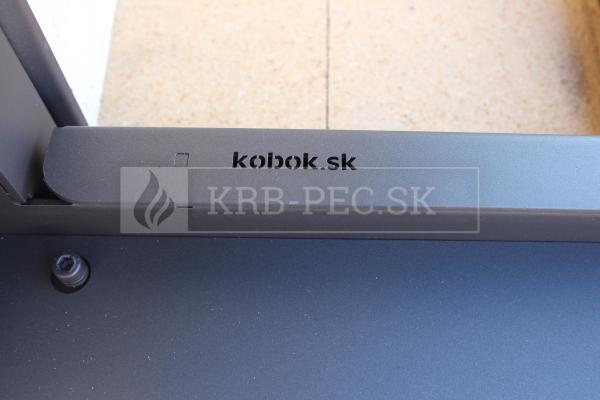 Kobok Kazeta R90 73 LD 730/510-S/450 L RAM 4S A rohová oceľová krbová vložka s krycím rámikom krb-pec