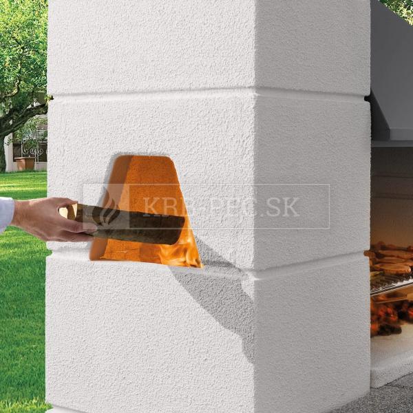 Záhradný krb Palazzetti Faro New krb-pec