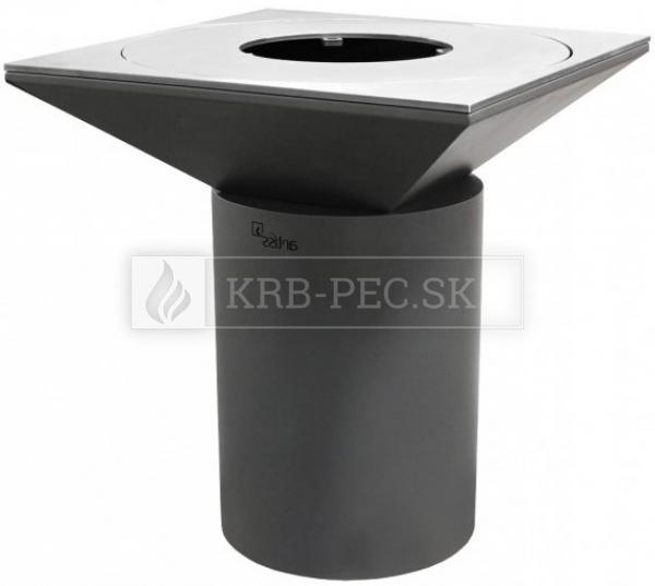 Bezpečný záhradný gril Artiss G6 grafit krb-pec