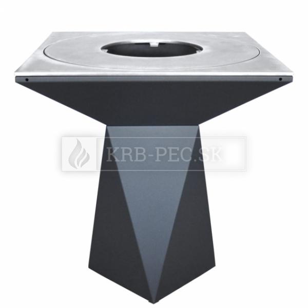 Záhradný gril Artiss G1 grafit s funkčnosťou a profesionalitou krb-pec