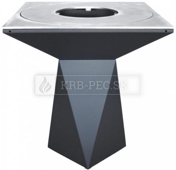 Záhradný gril Artiss G1 grafit s funkčnosťou a profesionalitou krb-pec