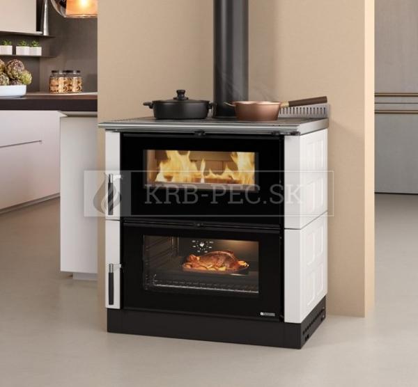 La Nordica Verona XXL maiolica krbový sporák s varnou platňou krb-pec