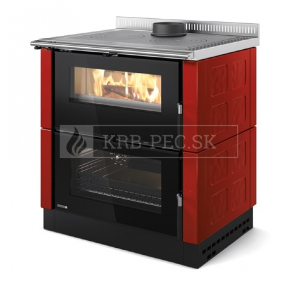 La Nordica Verona XXL maiolica krbový sporák s varnou platňou krb-pec