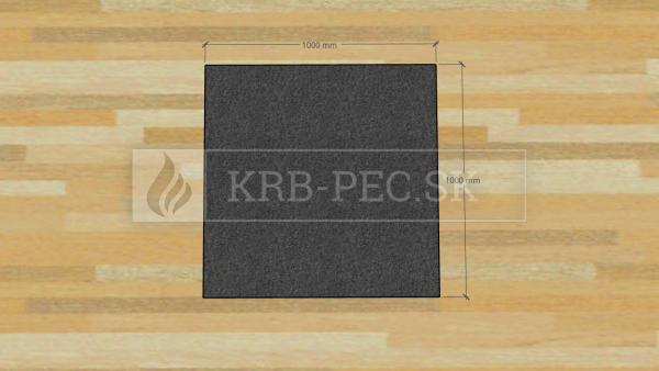 Žulová podložka 1000x1000 mm štvorec krb-pec